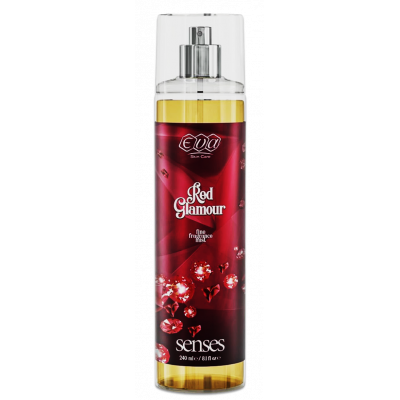 EVA SKIN CARE SENSES BODY SPLASH RED GLAMOUR — FINE FRAGRANCE MIST 240 ML